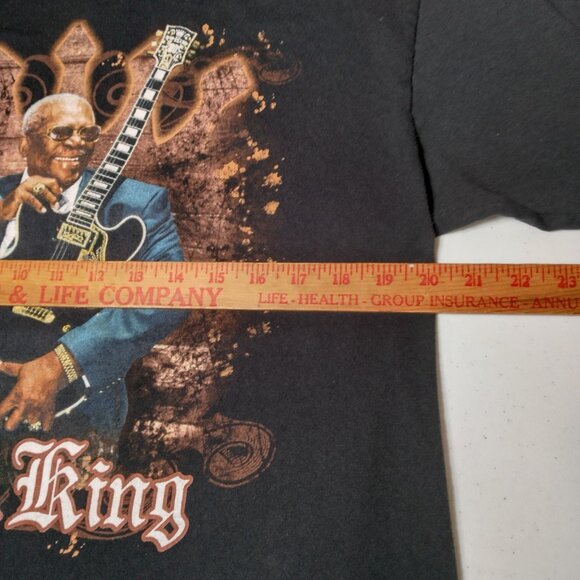 BB King Shirt Men Large 2010 Tour T American Blues Guitarist Guitar Music Black - Picture 5 of 10